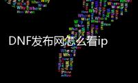 DNF发布网怎么看ip（dnf的ip）