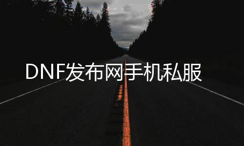 DNF发布网手机私服