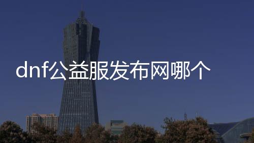 dnf公益服发布网哪个职业厉害一点啊（地下城公益服发布网什么意思）